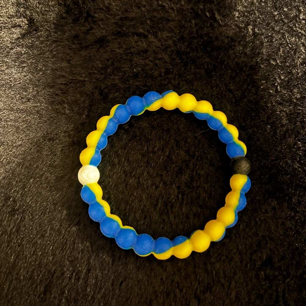 Blue and Yellow Lokai Bracelet